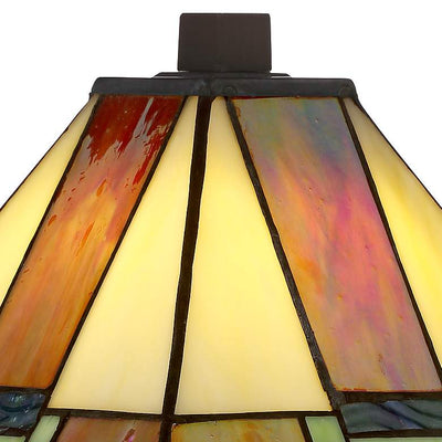 LED Art Glass Accent Table Lamp