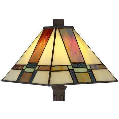 LED Art Glass Accent Table Lamp