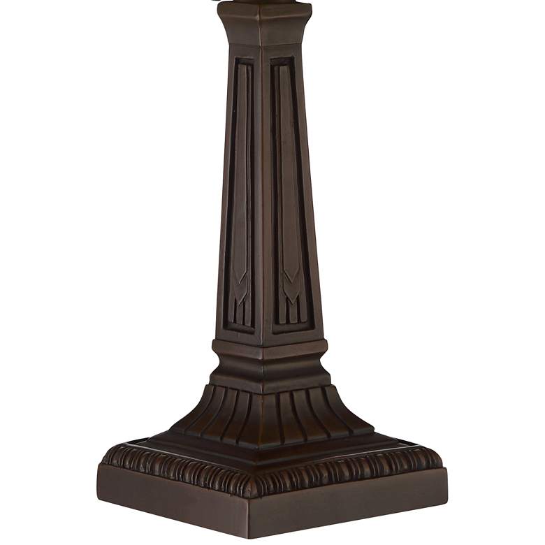 LED Art Glass Accent Table Lamp