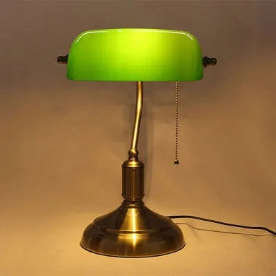 Elegant European Glass Table Lamp with Decorative Base – Timeless and Refined Design for Your Living Room or Bedroom