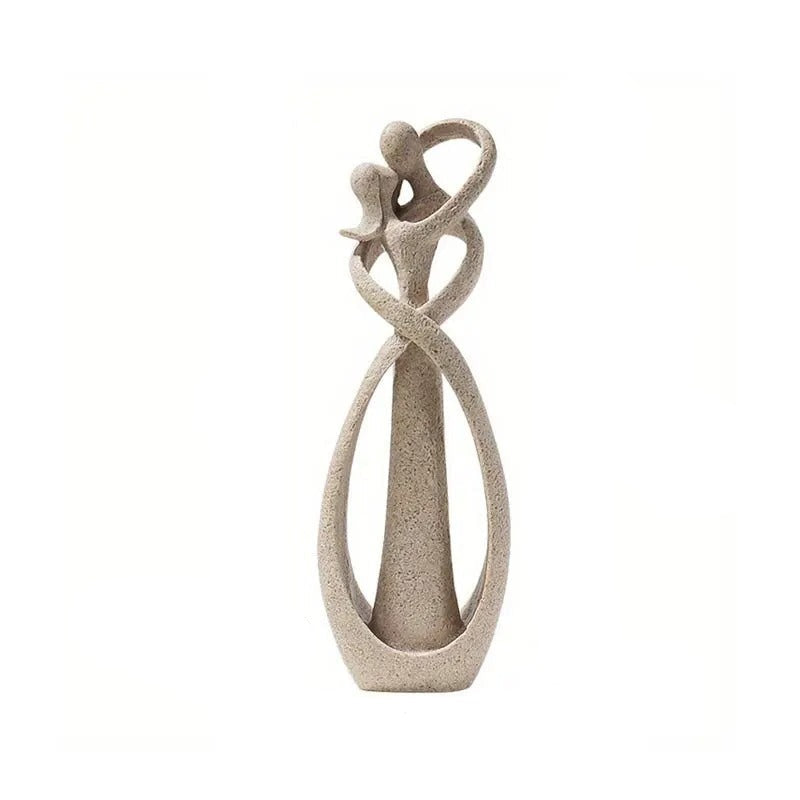 Decorative Statue 'Eternal Embrace' – Bring Elegant Love into Your Interior