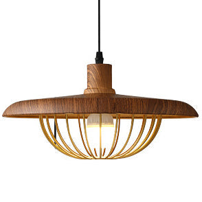 Atmospheric Scandinavian Wooden Pendant Lamp – Trendy Industrial Lighting for Any Space
